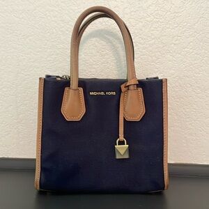 Michael Kors Mercer small bag canvas/leather crossbody